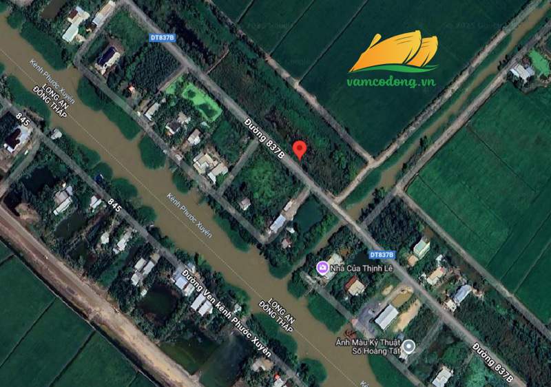 27.394.01 2 nền 280m2 thổ cư MT đường tỉnh 837B